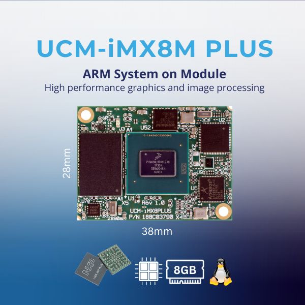 UCM-iMX8M-Plus: NXP i.MX8M Plus SOM